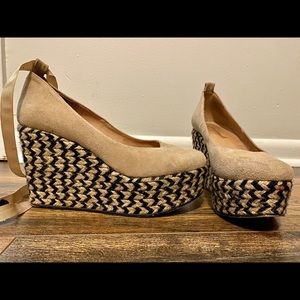 Free People Woven Wedges 8.5
